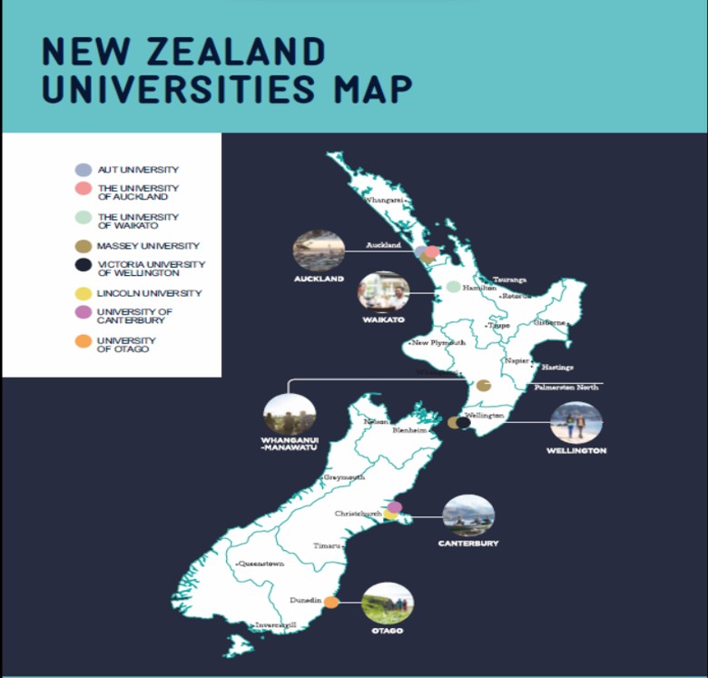 New Zealand map